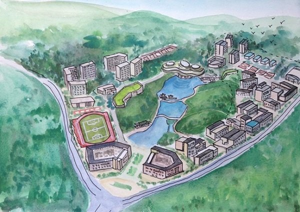 同题参见杭电信工院位于青山湖科技城核